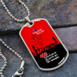 Rugbylife Dog Tag - Lest We Forget For Those Who Leave Never To Return A35
