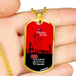 Rugbylife Dog Tag - Lest We Forget For Those Who Leave Never To Return A35