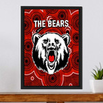 North Sydney Bears Special Indigenous - Rugby Team Framed Wrapped Canvas | Rugbylife.co
