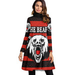 North Sydney Bears Indigenous - Rugby Team High Neck Dress With Long Sleeve | Rugbylife.co

