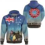 Anzac Lest We Forget The Light Horse Hoodie  | Rugbylife.co
