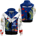 (Custom) Australia Anzac Lest We Forget 2022 Hoodie  | Rugbylife.co
