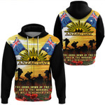 Anzac Day Soldier Going Down of The Sun Hoodie  | Rugbylife.co
