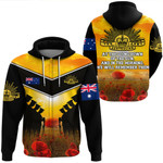 Australia Standing Guard Anzac Day Hoodie  | Rugbylife.co
