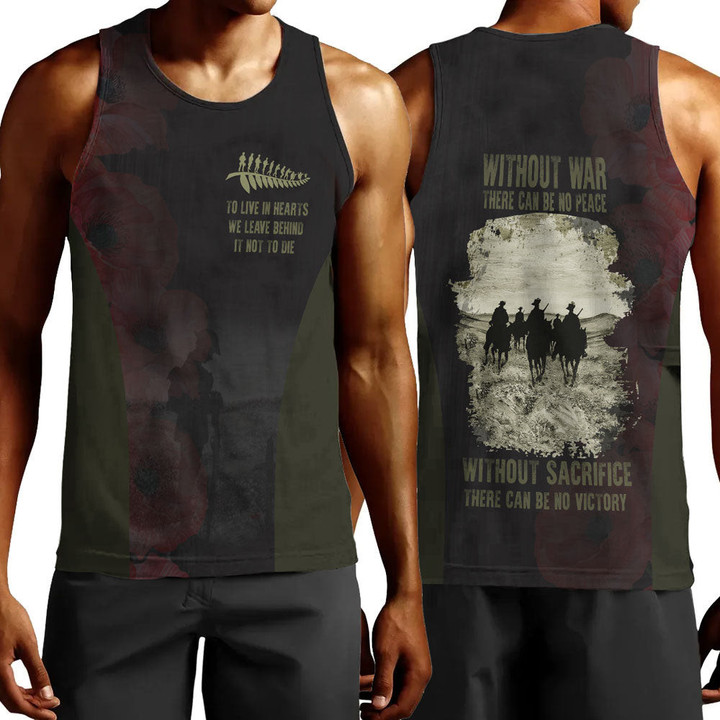Rugbylife Clothing - Anzac DayThe Salute To Heroes  Men Tank Top | Rugbylife.co
