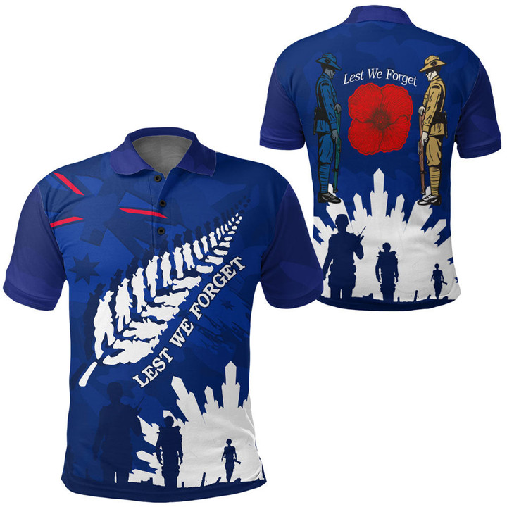Australia Anzac Camouflage Mix Fern Polo Shirt