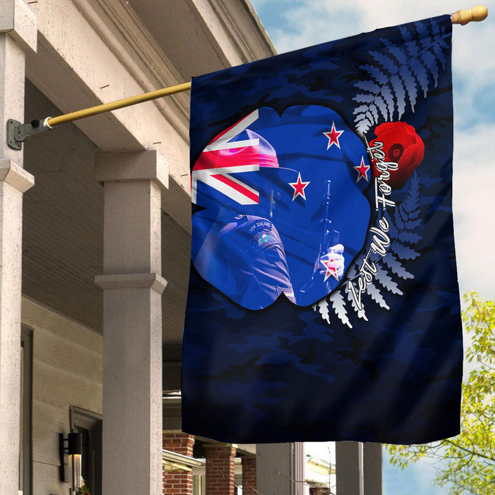 New Zealand Anzac Day Poppy Flag | Rugbylife.co
