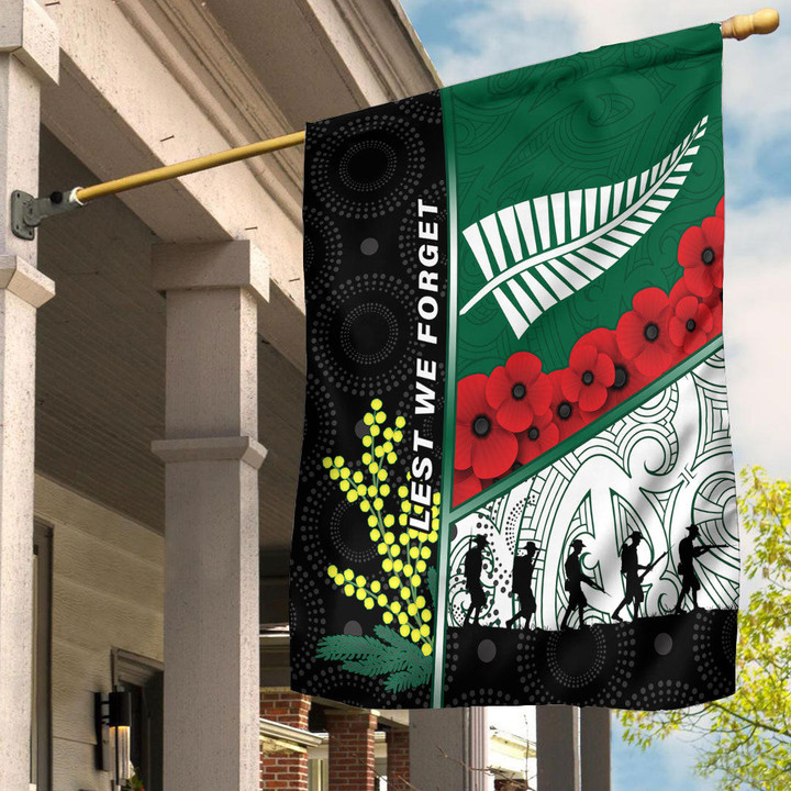 Australia Indigenous & New Zealand Maori Anzac Flag | Rugbylife.co
