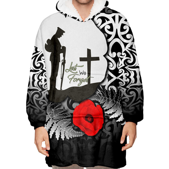 Anzac Day Poppy Remembrance Oodie Blanket Hoodie | Rugbylife.co
