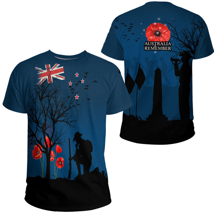 New Zealand Anzac Lest We Forget Remebrance Day T-shirt | Rugbylife.co
