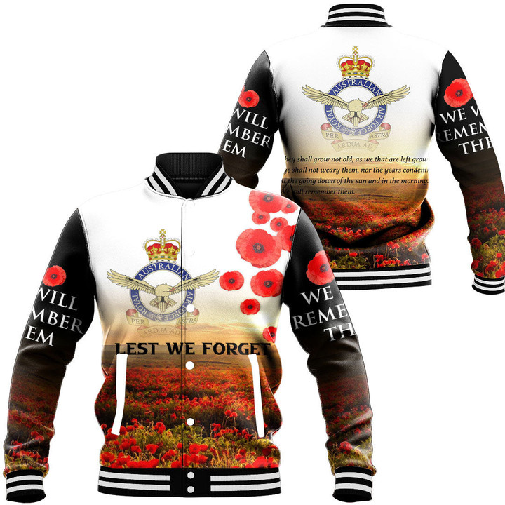 Anzac Day Australian Air Force Baseball Jacket | Rugbylife.co
