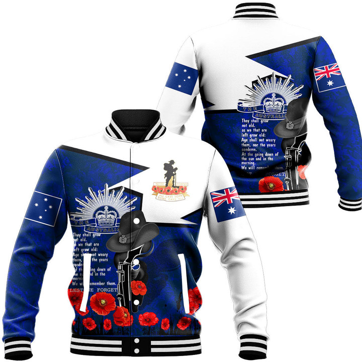 Anzac Day Lest We Forget Special Baseball Jacket | Rugbylife.co
