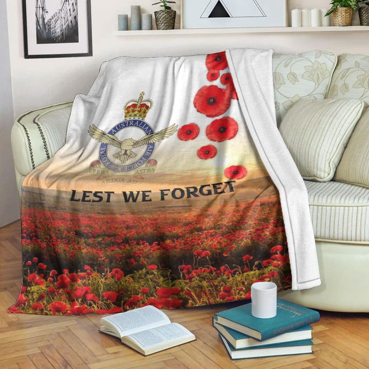 Rugbylife Blanket - Anzac Day Australian Air Force Premium Blanket | Rugbylife.co
