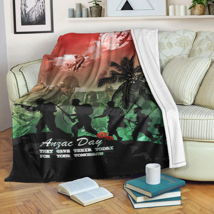 Rugbylife Blanket - They Gave Their Today For Your Tomorrow Premium Blanket | Rugbylife.co

