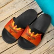 Orange Army Slide Sandals Cricket Sporty Style K8