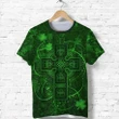 Ireland T Shirt Irish Saint Patrick's Day Celtic Cross