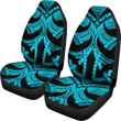 Samoan Tattoo Car Seat Covers Blue TH4 - 1st rugbylife
