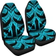 Samoan Tattoo Car Seat Covers Blue TH4 - 1st rugbylife