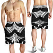 Samoan Tattoo All Over Print Men's Shorts White TH4 - 1st New Zealand