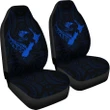 rugbylife Heart Car Seat Covers - Map Kiwi mix Silver Fern Blue K4 - 1st rugbylife