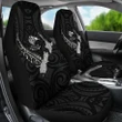 rugbylife Heart Car Seat Covers - Map Kiwi mix Silver Fern White K4 - 1st rugbylife