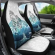 Maori Manaia The Blue Sea Car Seat Covers, White K5 - 1st New Zealand