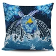 Tokelau Polynesian Sea Turtle Hibiscus Pillow Cover K5 - 1st New Zealand