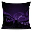 New Zealand Silver Fern Pillow Cover Purple K5 - Love New Zealand