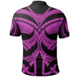 Samoan Tattoo Polo Shirt Purple TH4 - 1st New Zealand