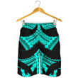 Samoan Tattoo All Over Print Men's Shorts Turquoise TH4 - 1st New Zealand