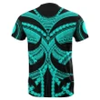 Samoan Tattoo T-Shirt Turquoise TH4 - 1st New Zealand