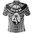 Polynesian Tattoo Polo Shirt, Guam Tribal Tattoo Golf Shirt K5