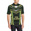 Cook Islands New Polynesian Style Polo - Dark Green - For Man