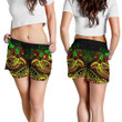 Tonga Women'S Shorts - Reggae Shark Polynesian Tattoo - Bn18