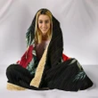 Tonga Hibiscus Hooded Blanket A7 | Love The World