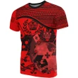 Tonga Red Coat Of Arms T-Shirt | High Quality | Hot Sale