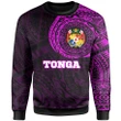 Tonga In My Heart Tattoo Style Sweatshirt Pink A7 |Men and Women| Love The World