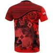 Tonga Red Coat Of Arms T-Shirt | High Quality | Hot Sale