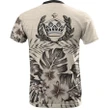 Tonga T-Shirt The Beige Hibiscus A7