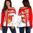 Tonga Rugby Air Off Shoulder Sweater | 1sttheworld.com