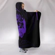 Tonga Hooded Blanket - Purple