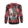 Tonga Christmas Sweatshirt - Santa Claus Ho Ho Ho - Bn1810