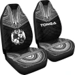 Tonga Polynesian Chief Car Seat Cover - Black Version - Bn10