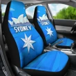 Sydney Sky Blue Car Seat Covers K4