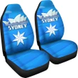 Sydney Sky Blue Car Seat Covers K4