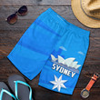 Sydney Sky Blue Men Shorts K4