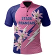 Stade Français Polo Shirt Pink Lillies