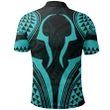 New Zealand Polo T-Shirt, Full Torso Aqua K4 - 1st New Zealand