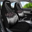 New Zealand Haka Rugby Car Seat Covers - Best Silver Fern Black K4