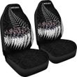 New Zealand Haka Rugby Car Seat Covers - Best Silver Fern Black K4